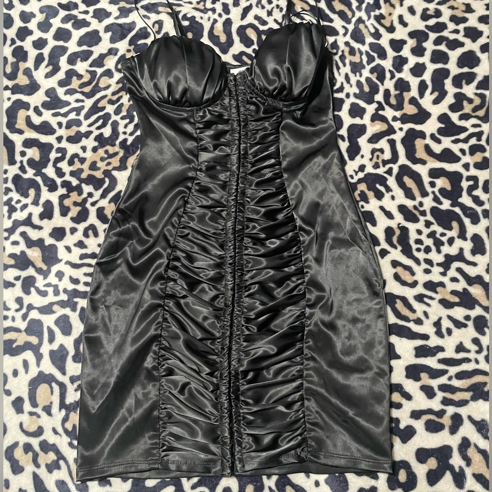 gothic corset mini dress
